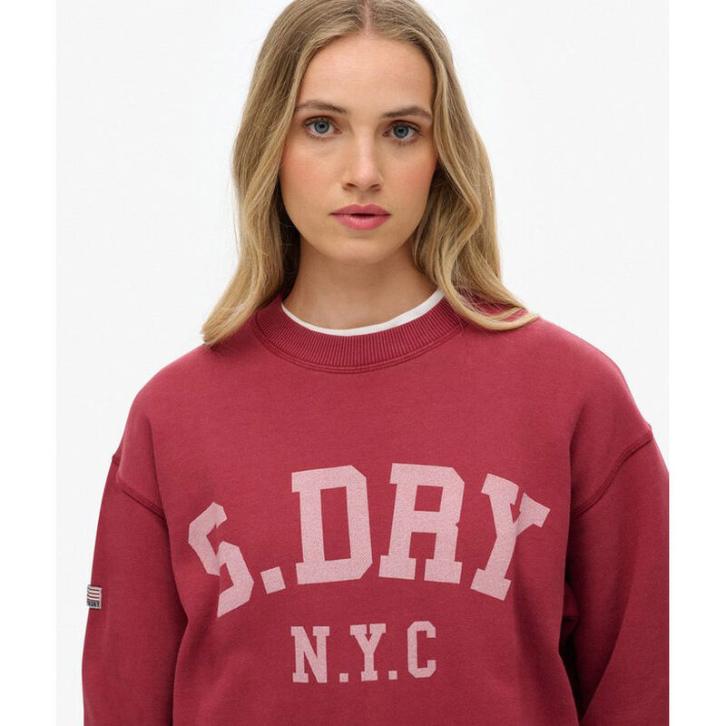 Superdry Athletic Essentials Slouchy Crew Sweatshirt image number 2